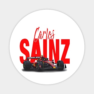 Carlos Sainz Racing Car Magnet